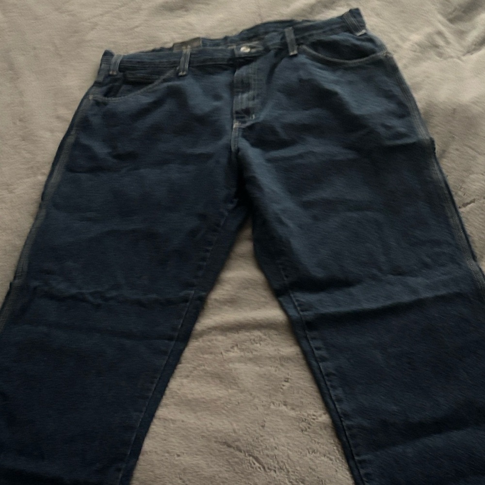 Dickies Men's Relaxed Fit Carpenter Jeans - Dark Blue